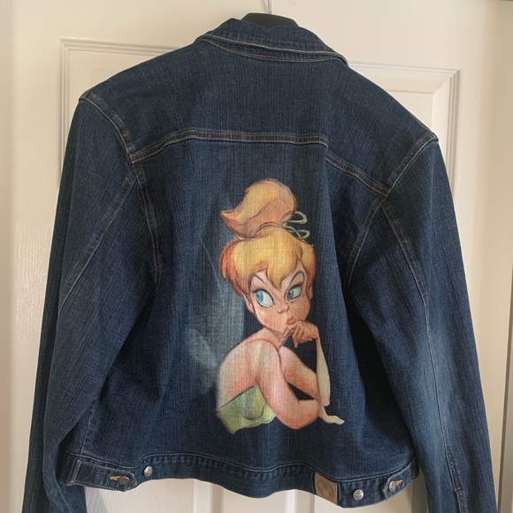 tinkerbell denim jacket
